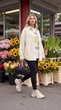 Сорочка джинсова Oversize La visio 105 світло бежевий 42-44 р ( укр) S/M - зображення 3