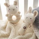 Набор мягких погремушек Gbee "Rabbit Rattles" (2 шт) для малышей с рождения (PC1045) - изображение 5