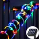 Аккумуляторная гибкая гирлянда 10м-100 LED трубчатая на солнечной батарее мультиколор MLT Solar Tube 100 - изображение 4