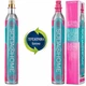 Заправка-обмен 2 баллонов CO2 (425г) SODA@HOME Quick Connect для аппаратов газирования воды, сифонов и содамейкеров СО2 - изображение 2