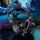 Ігрові навушники Hoco W110 Resource 50мм 2м USB 3.5mm чорний з RGB підсвічуванням для ігор - зображення 7