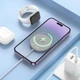 Бездротовий зарядний пристрій Hoco CW59 2.5W Type-C білий для Apple Watch та Samsung Galaxy Watch - зображення 6