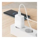 Сетевое зарядное устройство 18W USB QC3.0 100-240V Micro-USB Borofone BAS72A белый - изображение 6