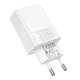 Сетевое зарядное устройство 18W USB QC3.0 100-240V Micro-USB Borofone BAS72A белый - изображение 7