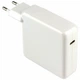 Зарядний пристрій 61W USB-C для MacBook білий полікарбонат 100-240V знімний кабель - зображення 1