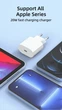 Сетевое зарядное устройство Apple PD 20W Type-C адаптер с кабелем Type-C to Lightning белый для iPhone 14 Pro Max - изображение 6