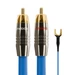 Аудиокабель Melodika Sky Blue Phono Cable 2xRCA - 2x RCA with ground wire 1m (SBPH10) - изображение 2