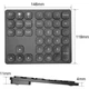 JOMAA Беспроводная Bluetooth цифровая клавиатура (Numeric Keypad) — аккумуляторная для ноутбуков Windows и MacBook - изображение 8