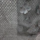 Платье короткое праздничное платье твид теплое кружево 42 темно-серое - изображение 5