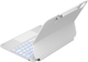 Etui z klawiaturą Typecase Edge do Apple iPad Air 11" 2024/2025 White (6979284780295) - obraz 3