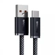 Кабель зарядки usb - type c Baseus 100w 1 метр Dynamic series slate gray - зображення 2