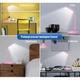 LED настільна лампа для читання з USB-зарядкою, сенсорне регулювання яскравості, лампа для захисту очей для столу, кімнати та офісу, рожева - зображення 4