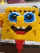 3D Конструктор Sponge Bob Bricks 33 см Фігурка Губка Боб Квадратні штанці Набір Міні Блоки (01711) - зображення 4