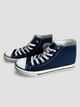 Жіночі кеди високі з вишивкою Converse темно-сині 40 - зображення 9