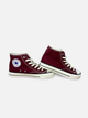 Жіночі кеди високі з вишивкою Converse бордові 40 - зображення 8