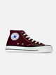 Жіночі кеди високі з вишивкою Converse бордові 40 - зображення 9