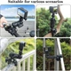 Комплект креплений для экшн-камер GoPro, Insta360 HQS-Bundle-N02 на мотоцикл, ветровое стекло, бак, руль, трубу - изображение 3