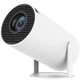 Проектор портативный HM-334 мини смарт для фильмов дома 4K Ultra HD до 130 дюймов, HDMI-совместимый, полная поддержка Android и iOS, Bluetooth 5.0, Wi-Fi 6, мультимедийный домашний кинотеатр 300 ANSI люмен - изображение 1