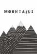 Постер у рамці Mountains 30х40 см - зображення 2