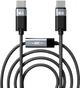 Универсальный кабель быстрой зарядки i2C Tu1 65W (Xiaomi, Oppo VOOC, Vivo) TypeC-TypeC 1.2m Black (43530) - изображение 1