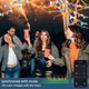 Розумна світлодіодна гірлянда Wi-Fi, багато кольорів, IP65 (400 LED) — сумісна з Alexa / Google Home - зображення 4