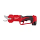 Ножницы садовые - секатор аккумуляторный MILWAUKEE, M12 BLPRS-0 (ремешок на запястье и карабин, картонная упаковка) - изображение 3