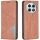 Чехол-книжка с карманами UniCase Geometric Pattern для Xiaomi Redmi Note 15 Pro 5G - Brown - изображение 1