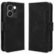 Чехол-книжка с карманами Deexe Wallet Stand для OPPO Reno 15 F/FS - Black - изображение 1