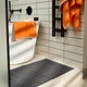 Полотенце MBM HOME "Терра" 70x140 см оранжевый/туманный (BT-14 L ORANGE/FOGGY) - изображение 2