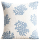 Наволочка Homla Agustina з вишитими блакитними коралами 45x45 см (5906496770586) - зображення 1