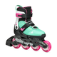 Детские ролики Rollerblade Microblade XT Black/Sea Green 33-36.5 EU - изображение 1