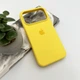 Защитный чехол-накладка Silicone Full Case AA Open Cam для Apple iPhone 17 Pro Canary Yellow (FullOpeAAi17P-33) - изображение 4