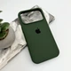 Чохол для смартфона Silicone Full Case AA Open Cam for Apple iPhone 17 Pro 31,Dark Green (FullOpeAAi17P-31) - изображение 4