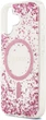 Etui Guess Resin Bottom Glitter MagSafe do Apple iPhone 17 Pink (GUHMP17SRGRGEP) - obraz 6