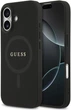 Etui Guess Saffiano Classic Logo MagSafe do Apple iPhone 17 Black (GUHMP17SPSAHMCK) - obraz 1