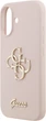 Etui Guess Silicone Big 4G Script do Apple iPhone 17 Pink (GUHCP17SSC4GSMP) - obraz 6