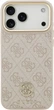 Etui Guess 4G Strass Logo & Big Strap Metal Buttons MagSafe do Apple iPhone 17 Pro Max Pink (GUHMP17XP4G4DCSP) - obraz 3