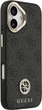 Etui Guess 4G Strass Logo MagSafe do Apple iPhone 17 Black (GUHMP17SP4GRMDEK) - obraz 4