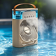 Портативний міні кондиціонер Air Cooler Fan USB 5в1 вентилятор зволожувач повітря і компактна аромалампа та LED підсвічування Білий - зображення 7