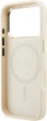 Etui Guess Perforated 4G MagSafe do Apple iPhone 17 Pro Max Beige (GUHMP17X5PG4SRGE) - obraz 7