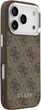 Чохол Guess 4G Classic Logo MagSafe для Apple iPhone 17 Pro Brown (GUHMP17LP4GSSMCW) - зображення 4