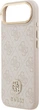 Etui Guess 4G Strass Logo MagSafe do Apple iPhone Air Pink (GUHMP17MP4GRMDEP) - obraz 6