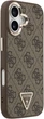 Чохол Guess 4G Triangle Logo MagSafe для Apple iPhone 17 Brown/Gold (GUHMP17SP4GTDGMW) - зображення 4