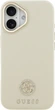 Etui Guess Grained Strass Logo MagSafe do Apple iPhone 17 Beige (GUHMP17SPGCRMDEE) - obraz 3