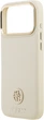 Etui Guess Grained Strass Logo MagSafe do Apple iPhone 17 Pro Max Beige (GUHMP17XPGCRMDEE) - obraz 6