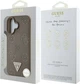 Чохол Guess Grained Hot Stamp Peony Triangle Logo MagSafe для Apple iPhone 16 Brown (GUHMP16SPGBTMW) - зображення 8