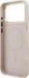 Etui Guess Grained Strass Logo MagSafe do Apple iPhone 17 Pro Max Pink (GUHMP17XPGCRMDEP) - obraz 7