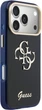 Etui Guess IML 4G Script Metal do Apple iPhone 17 Pro Blue (GUHCP17L5HC4MLSB) - obraz 4