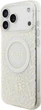 Etui Guess IML Flowers Electro Pearl Strap MagSafe do Apple iPhone 17 Pro Max White (GUHMP17XHCPOFPH) - obraz 3