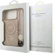 Etui Guess IML Flowers Electro Pearl Strap MagSafe do Apple iPhone 17 Pro Pink (GUHMP17LHCPOFPP) - obraz 8